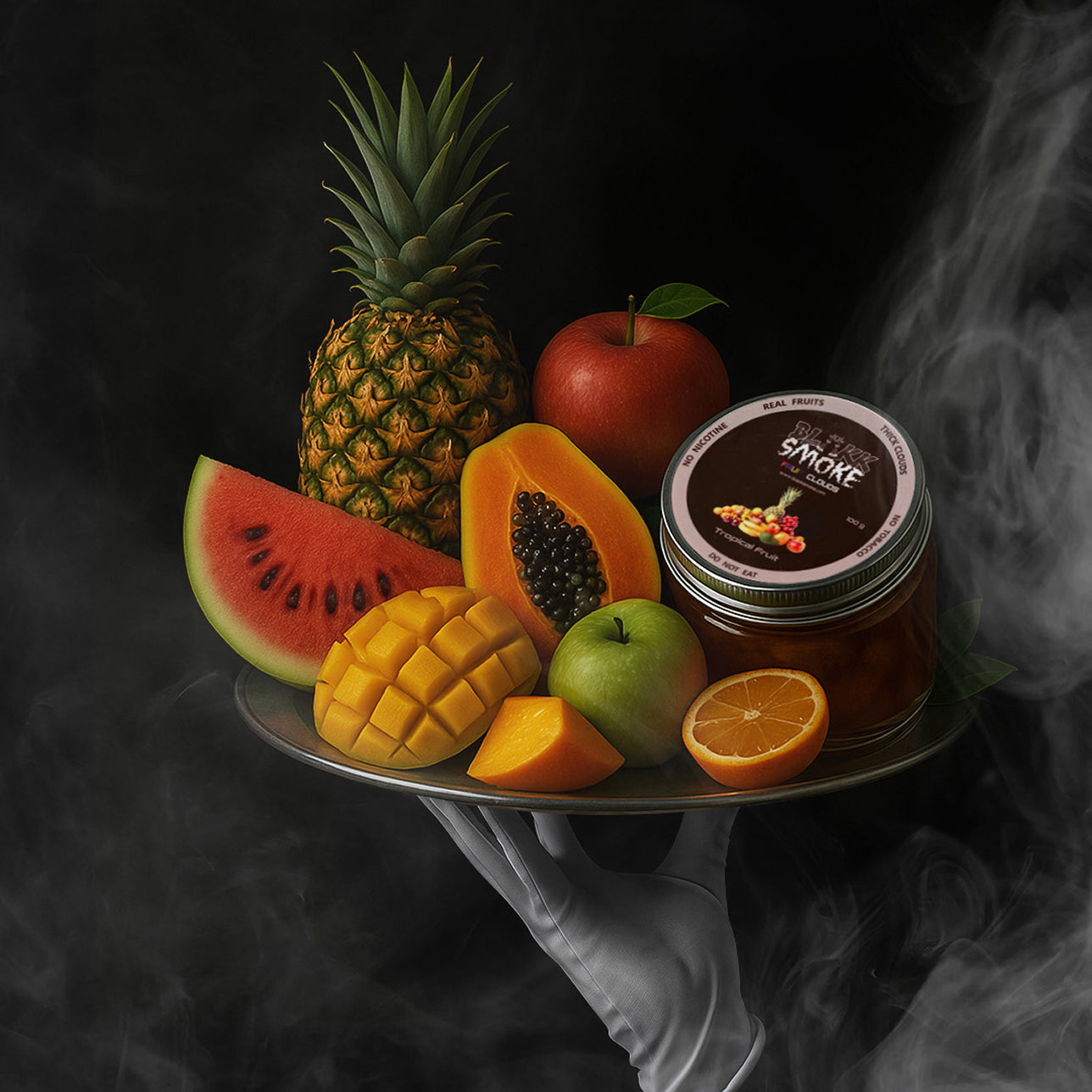 Tropical Fruit Shisha - 100% Fruit, No Nicotine, No Tobacco Blakk Smoke Tropical Fruit Shisha - 100% Fruit, No Nicotine, No Tobacco Blakk Smoke