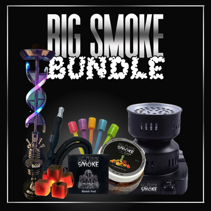 Big Smoke Hookah Bundle Blakk Smoke Big Smoke Hookah Bundle Blakk Smoke