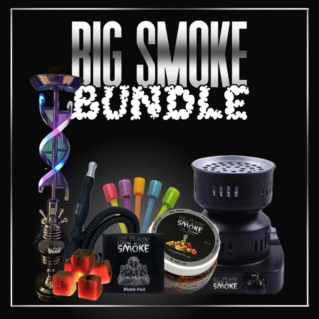 Big Smoke Hookah Bundle Bundle Blakk Smoke