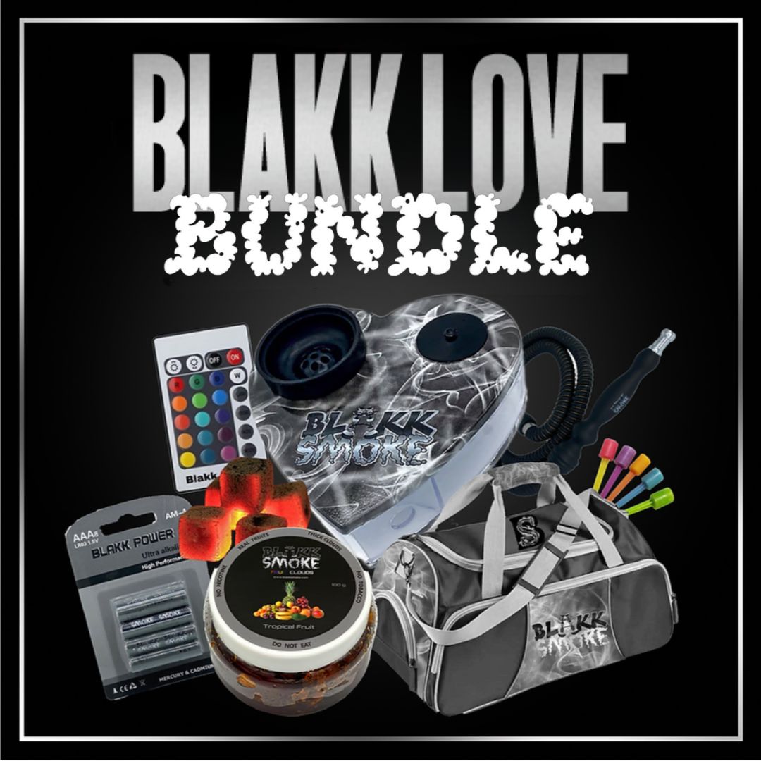 Blakk Love Hookah Bundle Bundle Blakk Smoke