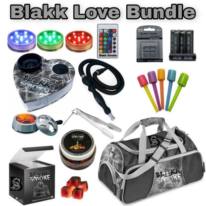 Blakk Love Hookah Bundle Bundle Blakk Smoke